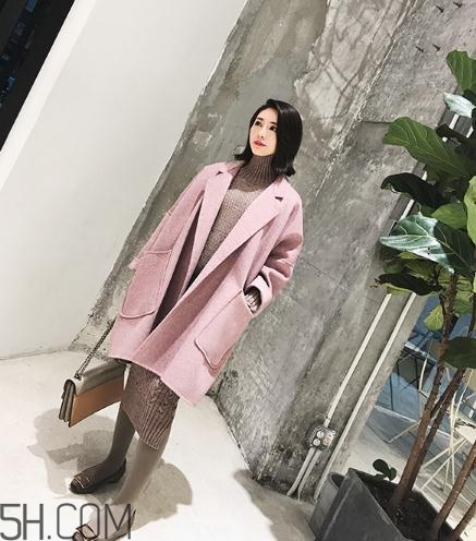 粉色大衣搭配什么鞋子？粉色大衣搭配鞋子圖片
