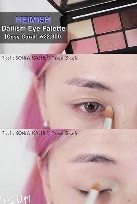 南瓜色眼影怎么畫？南瓜色眼妝畫法教程