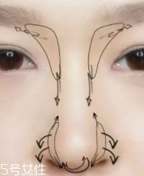 怎么把鼻梁畫高？小白都能駕馭的四步鼻梁修容法