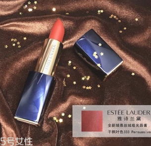 雅詩蘭黛口紅333和360試色對(duì)比