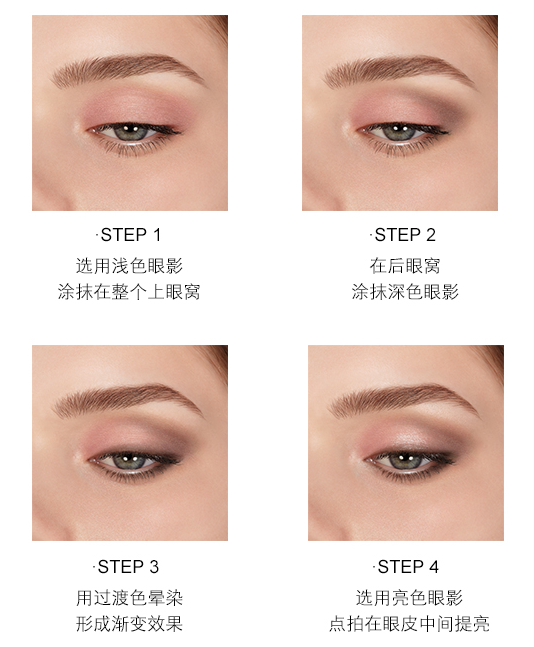 紀(jì)梵希四色眼影怎么使用？超簡單適合新手