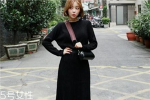黑色針織裙配什么上衣好看？小女人溫柔氣質(zhì)盡顯