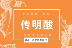 傳明酸白天能用嗎？