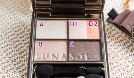 lunasol日月晶彩怎么畫眼影？簡單打造橙色無辜妝