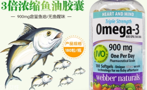 webber naturals魚油怎么吃？3倍濃縮深海魚油