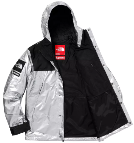 supreme聯(lián)名tnf銀色沖鋒衣多少錢(qián)？