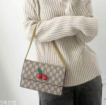 gucci櫻桃包尺寸多大？gucci櫻桃鏈條包尺寸