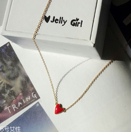 jelly girl愛心琺瑯項鏈多少錢_在哪買？