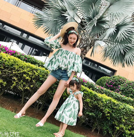 夏天母女裝怎么搭配？夏季母女裝搭配圖片
