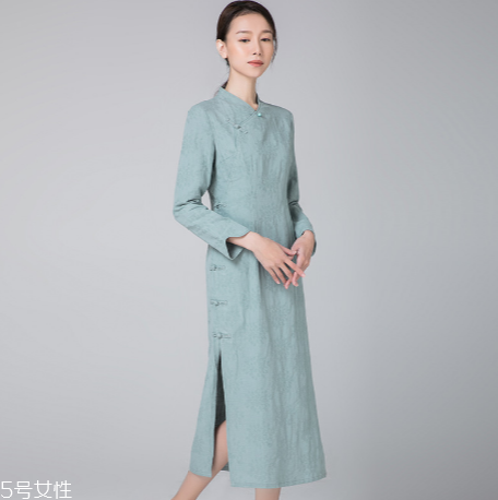 中國風連衣裙怎么搭配？中國風連衣裙搭配圖片