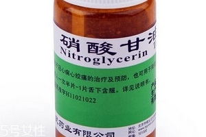 硝酸甘油能降心率嗎？心率高吃硝酸甘油可以嗎？