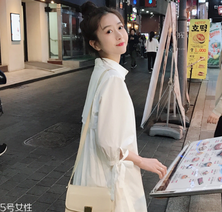 襯衫裙怎么穿好看？襯衫裙穿搭圖片