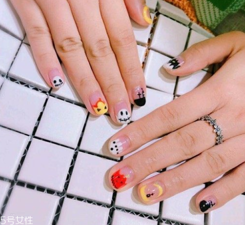 q版萬圣節(jié)美甲怎么做？q版萬圣節(jié)美甲教程