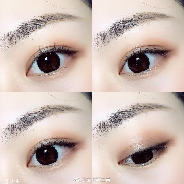 大地色眼影的畫(huà)法步驟圖解 大地色眼影教程